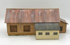 Ho Scale Laser Cut 2-story Wooden Custom Painted weathered Warehouse Assembled