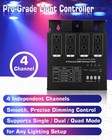 Dmx Dimmer Pack 4 Channel Lighting Controller Stage Light
