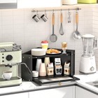 Tqqdci Corner Bread Box For Kitchen 17 7 Inches  l  X 7 9  h   C-black