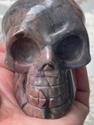 3  Natural Rhodochrosite Carved Crystal Skull Realistic Healing Skeleton  44