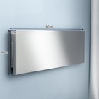 23 6   16in Medium Stainless Steel Folding Wall Shelf Food Truck Kitchen