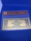 100mg 24k Gold 1899  2 Two Dollar Bill Silver Certificate Banknote Red Coa