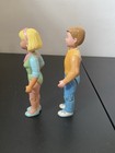 Fisher Price 1993 Loving Family Dollhouse Mom Woman   Dad Man Doll Figures Read