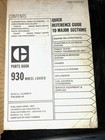 Caterpillar 930 Wheel Loader Parts Book Serial Number 41n3208     Up