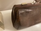 Vintage Leather Doctor Bag Case  Circa 1920  17 Inches Wide  8 Inches Height
