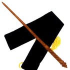 14  Hand Carved Mahogany Wood Salazar Wizards Magic Wand Wicca Pagan W  Free Bag