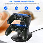 Dual Usb Charger Led Station Dock Fast Charging Stand For Sony Ps4 Controller