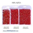 Resin Rhinestones Ab Flatback 2mm   6mm Bulk Non Hot Fix Plastic Nail Craft Pack