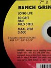 Forney High Quality 7 In Bench Grinding Wheel 7  X 1  X 1  In 80 Grit Fine