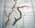 Great 18th Century Mississippi River Revolutionary War Era 1775 John Ross Map