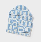 Miffy Kawaii Plush Terry Cotton Hooded Bath Towel - Blue Or Green  choose  - Nwt