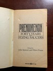 Phenomenon John Spencer Flying Saucers Ufos 1989 1980s Vtg Pb Bk