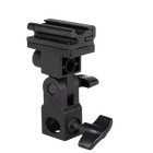 3x From Bracket Umbrella Holder Flash Hot Shoe Mount Adapter Light Standerd