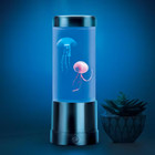 New Sealed 9 In  Black Indoor Jellyfish Table Lamp With Rgb Led