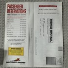 Southwest Airlines 25 Years Of Luv Ticket Jacket Unused