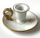 Antique Hotel Statler Ny Chamberstick Candlestick O p  Co  Syracuse China