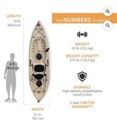 2 Pack Lifetime 10  Tamarack Angler Kayak With Paddles Brand New  Free Shipping 