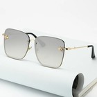 Sunglasses Women Square Frame Gold Accents Pink Lens Fashion Shades Luxury Style
