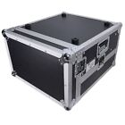 Prox T-6mrlt 6u Rack X 10u Top Mixer Dj Combo Flight Case W Sliding Laptop Shelf