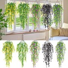 Hanging Artificial Fake Flowers Vine Garland Plants Yard Home Wedding Decor Lot
