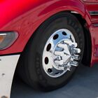  60  33mm X 4 1 4  Chrome Plastic Cylinder Nut Cover - Thread-on United Pacific 