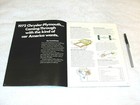 1972 Chrysler Plymouth  full Line barracuda     Dealership Brochure  28 Pages 