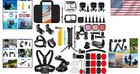 Action Camera Accessories Kit For Gopro Hero 13 12 11 10 9 Black  Waterproof    