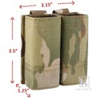 Krydex Tactical 9mm Pistol Magazine Pouch Mag Holder Duty Belt   Molle Mounted