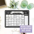 Chalkboard Small Magnetic Calendar For Refrigerator Dry Erase - Fridge   