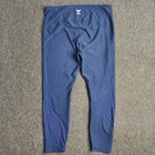 Under Armour Leggings Womens Sz Large Navy Blue Project Rock Ankle Crop Heatgear