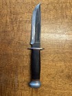 A  Wwii Us Fighting Knife Rh-36 Pal Bowie W sheath Usn Army Usmc Parkerized