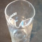 Vintage Seagrams Gin Martini Mixing Glass pitcher Barware Crisp Graphic 7 75  