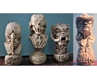 4 Bust Heavy Metal Rock Collection Motorhead Lemmy Snagglethoot Megadeth Sabbath