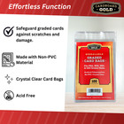 1000 10-packs Ultra Cbg Resealable Graded Card Bags Gb