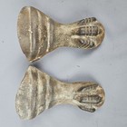 Antique Vintage Cast Iron Ball   Claw Foot Bath Tub Feet Set Of 4 W screws