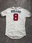 100  Authentic Eddie Rosario 2021 Atlanta Braves Game Used Worn Jersey Ws Champs