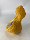 Vintage Sesame Street Big Bird Musical Mirror Toy 1971 Molded Plastic Baby 8 5 