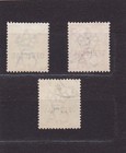 Jamaica  o2-o4 Used Official Stamps Queen Victoria