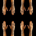 9 Sheet Temporary Tattoo Stencils henna Tattoo Kit Reusable Henna Tattoo Sticker