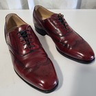 Johnston Murphy Aristocraft Men s  Oxford Wingtip Dress Shoes  Sz 8 D b Red Usa