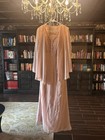 Formal Dress Mother Of Bride groom  Size 10  Dusty Rose   V-neck  Ankle Length 