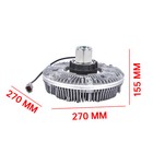 Fan Clutch For International Transtar   Prostar   Paystar With Maxxforce 9906051