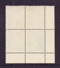 Australia 1938 3d Blue Die Ii Sg168c Ash Imprint Block Of 4 Mh mnh Cat   260