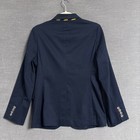 Polo Ralph Lauren Blazer Boys L 14-16 Navy Blue Cotton Sport Coat Preppy Uniform