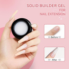 3d Nail Art Gel Clear And White Solid Builder Gel For Nails Non-stick Hand Sculp