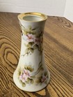 Antique Morimura Bros Nippon Hatpin Holder    1911-1921    Soft Pink Pansies    Sweet 