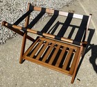 Luggage Rack Folding Suitcase Storage Stand Shelf Holder Shoe Wood