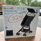 Munchkin Sparrow Ultra Compact Travel Stroller - Black