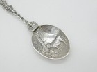 Victorian Dutch Sterling Silver Picture Bowl Liberation Spoon Antique C1880