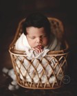 Newborn Photography Props Baby Basket Rattan Baby Bed Weaving Baskets Wooden 
